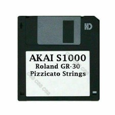 Akai S1000 Floppy Disk Roland GR-30 Pizzicato Strings