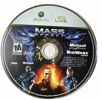 Mass Effect -- Xbox 360 -  *1 Disc Only*