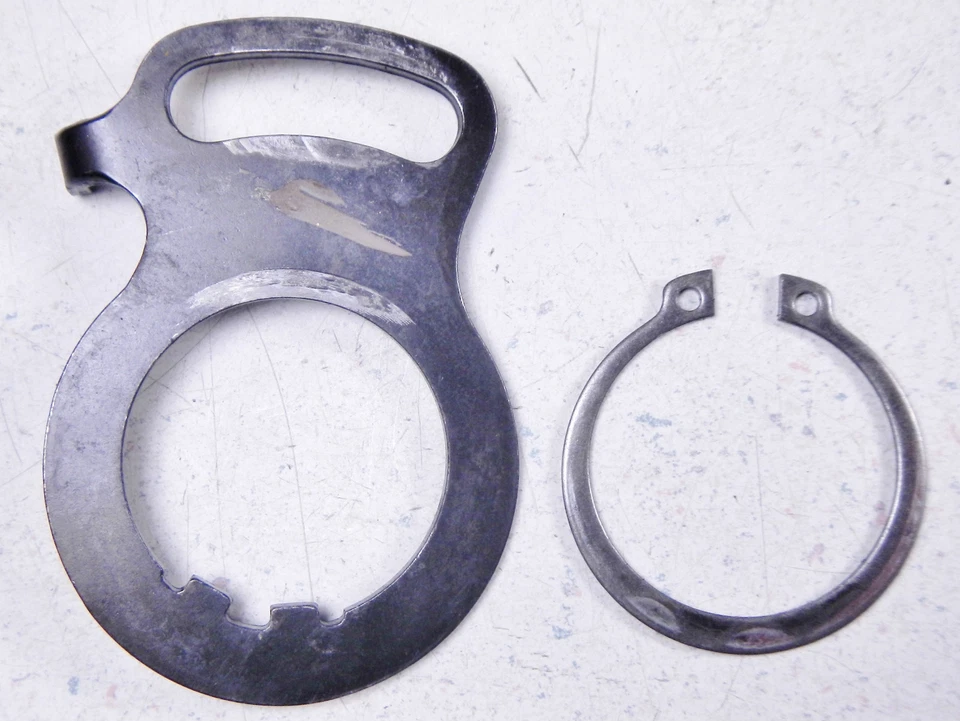 79 HONDA XR500 CIGÜEÑAL CONTRAPESO SOPORTE EJE AJUSTADOR BRIDA TENSOR Foto 3 de 4