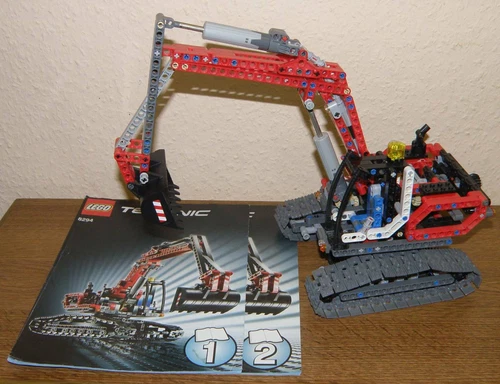 Lego Technic 8294 Bagger / Raupenbagger Kettenbagger 100% komplett mit Anleitung