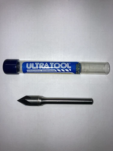 NEW-ULTRATOOL CARBIDE 3/8”x1/4” 6FLUTE 60 DEG  COUNTERSINK USA🇺🇸