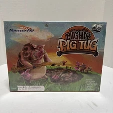 Mighty Pig Tug Family Board Game Ages 7+ Educational Strategy Game Rooster Fin 