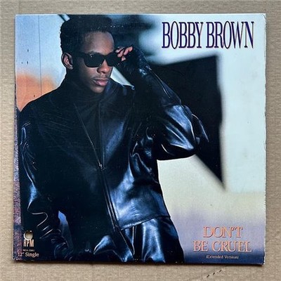 BOBBY BROWN DON'T BE CRUEL 12'' 1988 extended/dub/acappella - Punch hole in cover