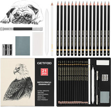 Drawing Sketching Pencil Set 21 Pack Art Pencil Kit with Graphite Pencils 14B-5