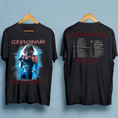 Retro David Coverdale Whitesnake Cotton  All Size Shirt N05.134