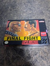 Final Fight SNES (Super Nintendo, 1991) CIB Complete TESTED T2