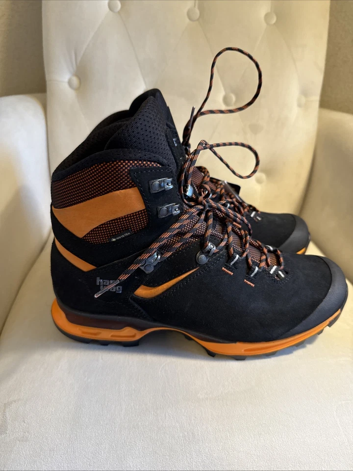 Excellent Hanwag Tatra Light GTX Men's Light Trekking Boots, Black/Red, Size 9.5 - Image 3 of 4