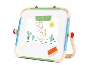 Spielzeug tragbares Holzbrett umkehrbar - magnetisches Whiteboard und Tafel