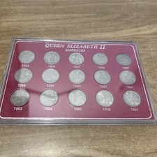Queen Elizabeth II 1653 - 1967 Case Sixpence