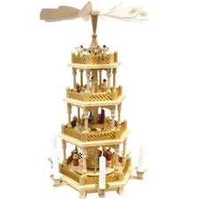 Alexander Taron 16722 Richard Glaesser Pyramid - 4 tiers - Nativity Scene. Wi...