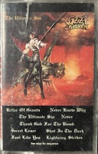 Ozzy Osbourne: The Ultimate Sin Audio Cassette Tape 1986 Vg  Out Of Print