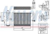 Verdampfer Klimaanlage Nissens 92327 FüR Bmw D5 F11 Rolls Alpina F10 Aluminium 1