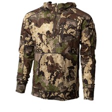 Pnuma Outdoors Merino Wool Gunnison Caza Hoodie, Camo, 300gsm (P905C)