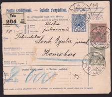 HUNGARY 1916 Parcel card ex MAKO...........................................69981