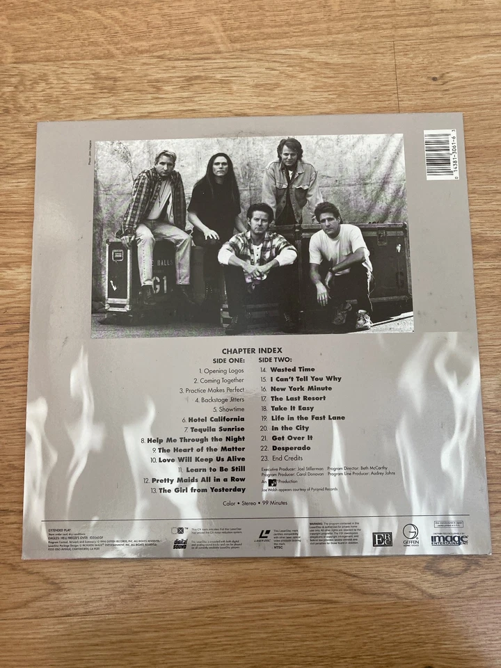 Eagles Hell Freezes Over Laserdisc - Image 2 of 3