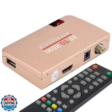 RF Demodulator Coax to HDMI UHF Modulator VHF Adapter Coaxial Converter for J