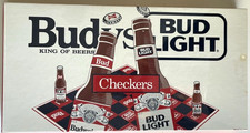 Bud King of Beers vs Bud Light Checkers Game NEW SEALED Made in USA Vintage 90's