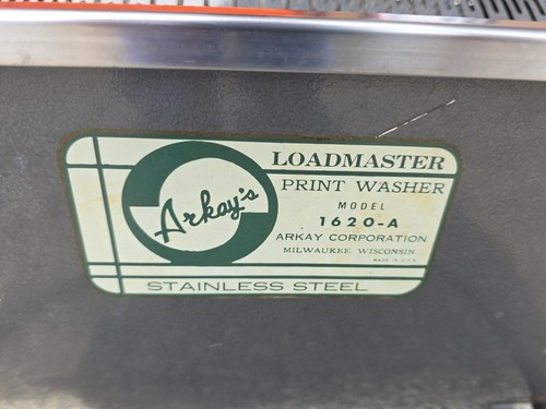 Arkay Loadmaster 1620-A photo print washer - Picture 3 of 13