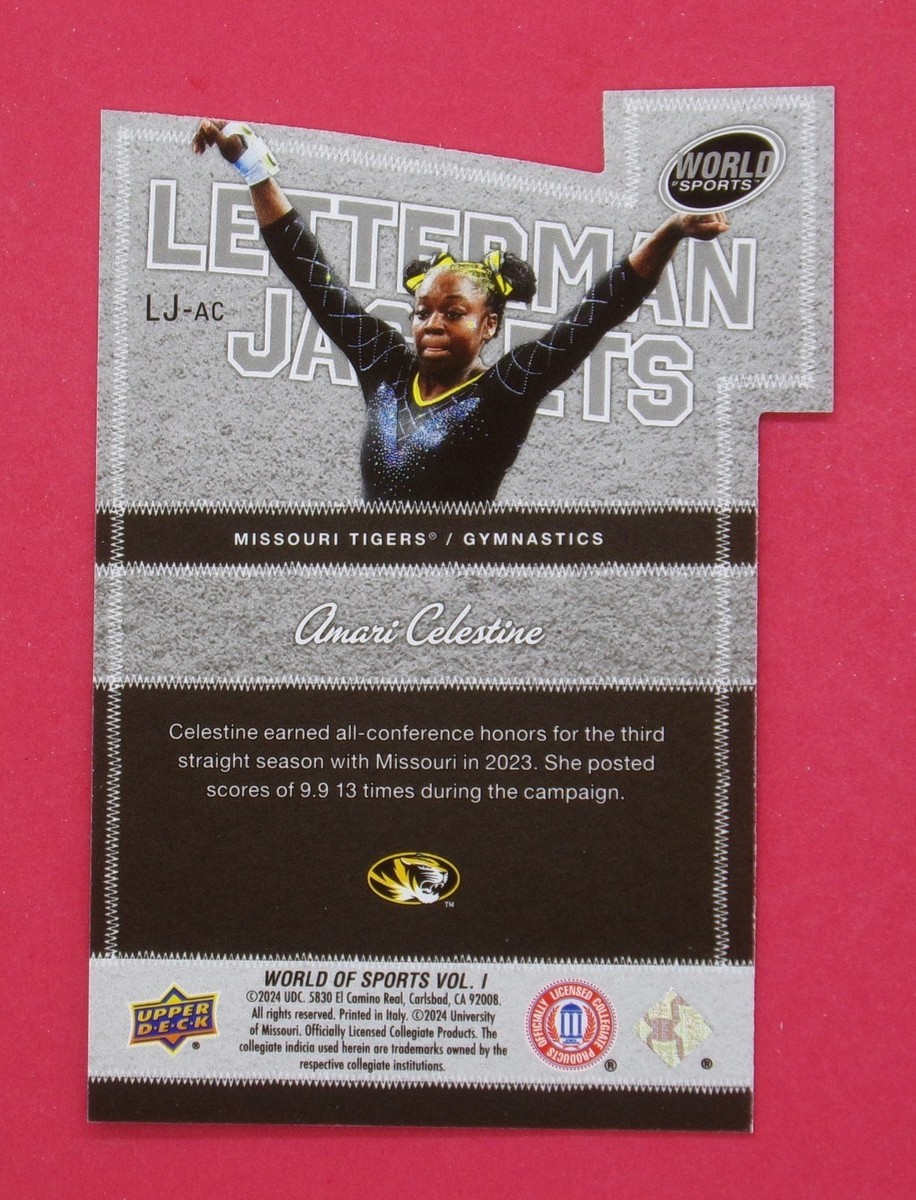 2025 Upper Deck World of Sports Letterman Jackets Die-Cut - Pick