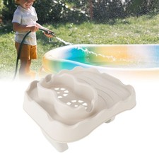 Hot Tub Table Tray with Drain Holes Anti Slip Adjustable Hot Tub Side Table for