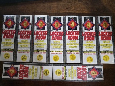 1992 Donruss The Locker Room Lot Of 9 Sealed Packs 140 Cards Per Pack 