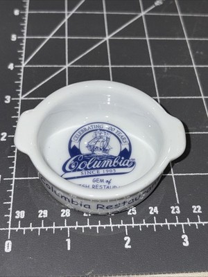 Columbia Restaurant Since 1905 100th Anniversary Small Dish  Tampa Florida 2.5''