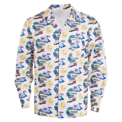 Doc Brown Cosplay Costume Outfits Halloween Carnival Party Suit T-shirt TOP Men