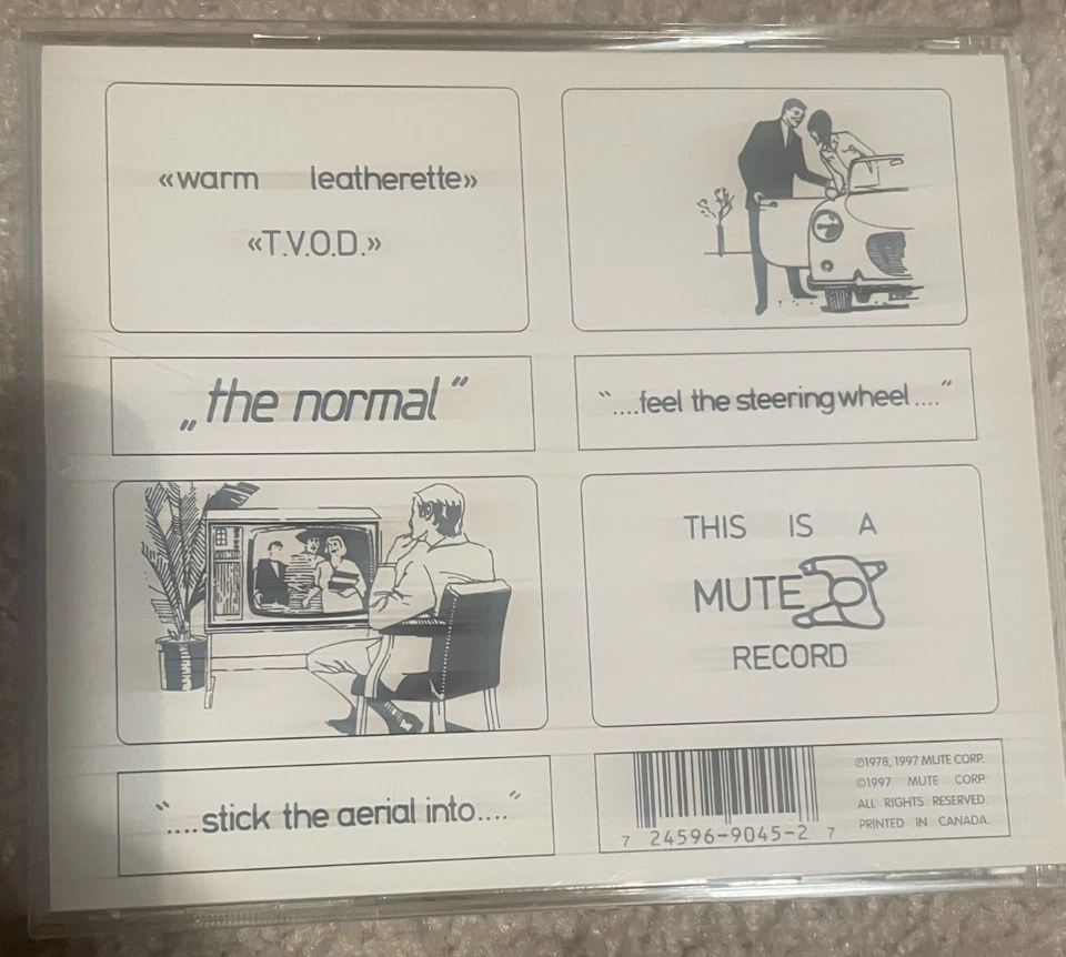 The Normal Warm Leatherette/T.V.O,D, CD single Mute Corp. ships from USA Foto 2 de 2