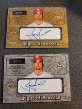 2003 UD Classic Portraits Jimmy Journell Auto GOLD 20/25 & REG 92/98