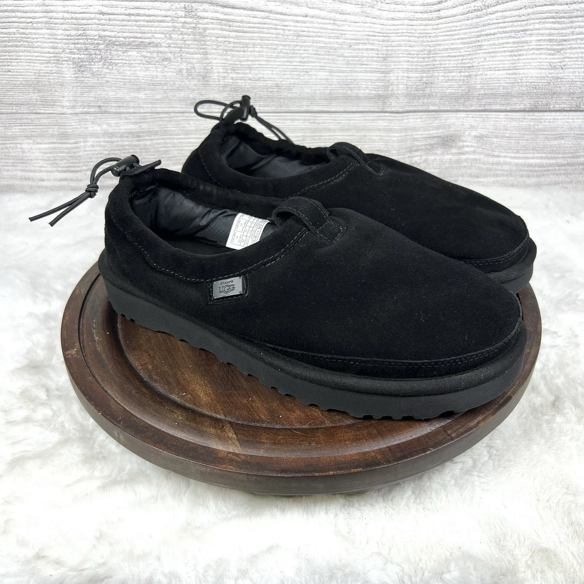 UGG X STAMPD TASMAN TECH BLACK SUEDE FASHION WINTER MEN\'S SHOES SIZE US 7 UGG x STAMPD TECH TASMAN BLACK SLIPPER SHOE BOOT ALL GENDER  main image 2