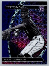 2021 Panini Chronicles #17 Nick Gordon Titan Purple Velocity Twins Free S&H