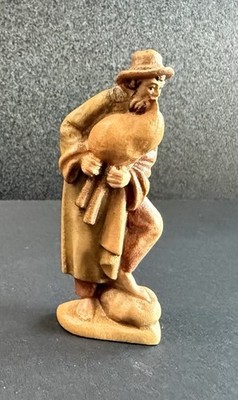 Dolfi Shepherd Standing With Bagpipes Approximate Measurement Is 2-3/4  Tall 