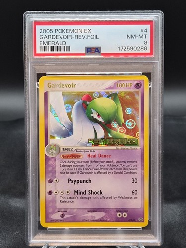 Pokémon Gardevoir 4/106 EX Emerald Reverse Holo PSA 8