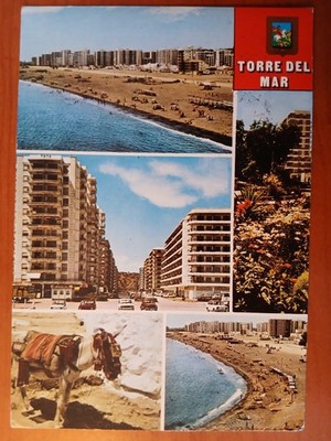 Postkarte 3009 gelaufen, Torre del Mar, Spanien, Ansichtskarte, Sammlung