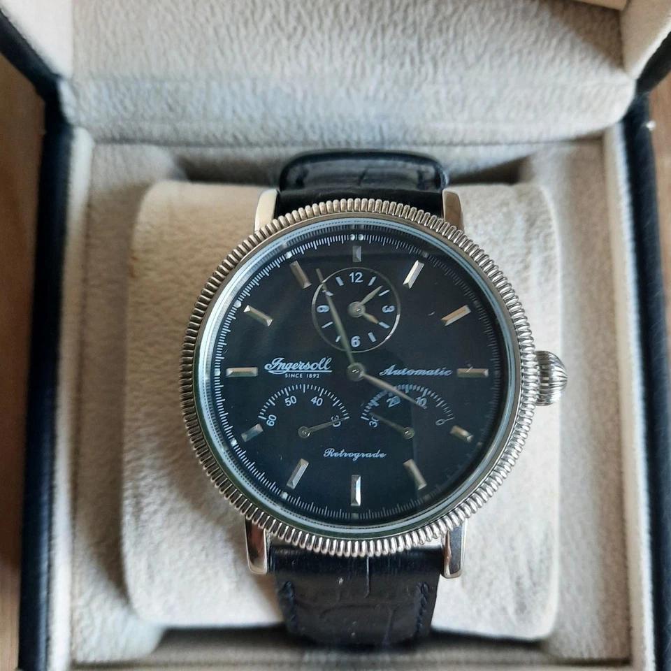 Ingersoll® Herren Armbanduhr Colorado IN 2600 BK, Automatic,reparaturbedürftig - Bild 2 von 4