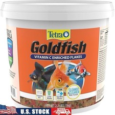 Goldfish Flake Food Balanced Diet Active Formula Digestive Health Clear Water US