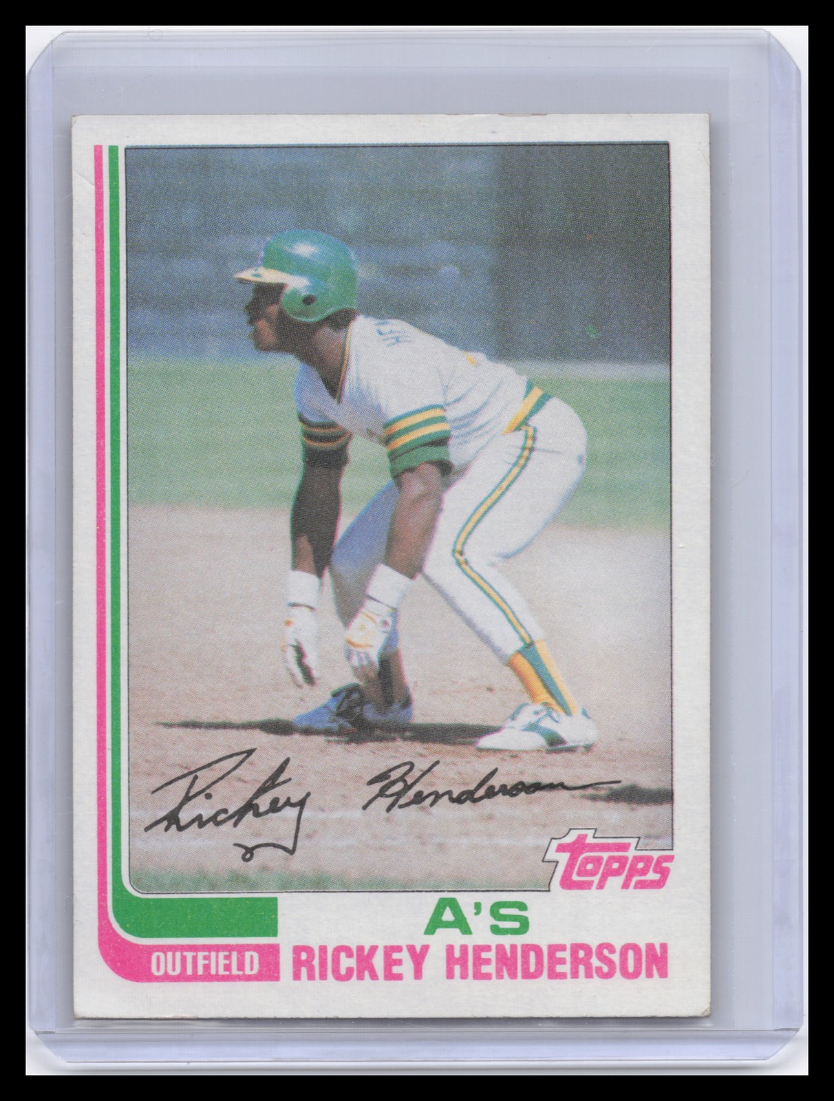 1982 Topps #610 Rickey Henderson