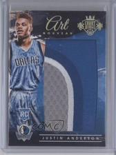 2015 Court Kings Art Nouveau Jerseys Numbers Prime 23/25 Justin Anderson #21 2w1