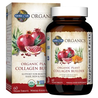 Garden of Life Organics Vegan Collagen Builder - 60ct (Pack 1), No Color