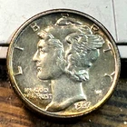 1937-S Mercury Dime Nice Original Choice BU Full Bands CHRC