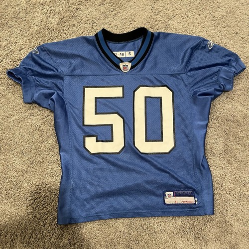 Vintage Team Issued Reebok Detroit Lions Practice Jersey Number 50 Size 48