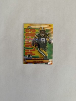  Topps Chrome 2025 Power Players Refractor Josh Jacobs Green Bay Packers NFL
