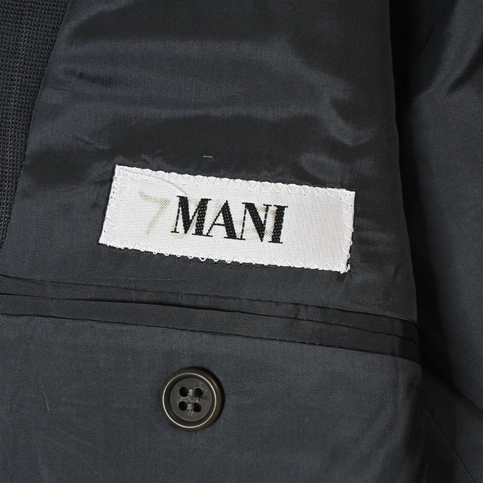 Casaco esportivo vintage Mani Giorgio Armani 42R verde 100% lã Y2K blazer boxy - Imagem 4 de 4