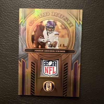 2024 Panini Gold Standard Jordan Addison #GR-JAN Vikings 1/1 NFL Shield