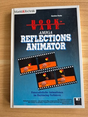   BOOK AMIGA Reflections Animator No Floppy   Commodore Amiga 2000   Excellent  