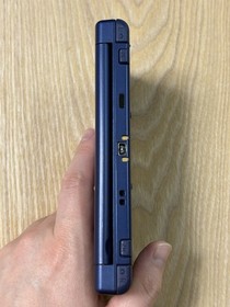 New Nintendo 3DS LL Metallic Blue Console Stylus Clean Screen Japan