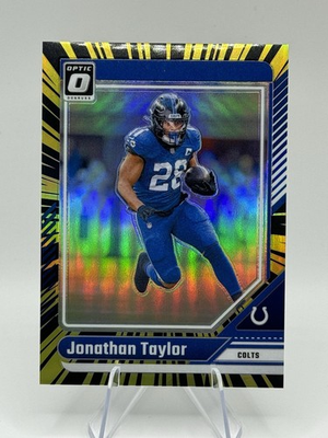 #ad #ad Jonathan Taylor 2024 Donruss Optic Electricity 38 75 NFL No. 83 $9.50