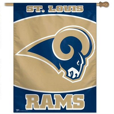 NEW 27x37 SAINT ST LOUIS RAMS BANNER FLAG | eBay