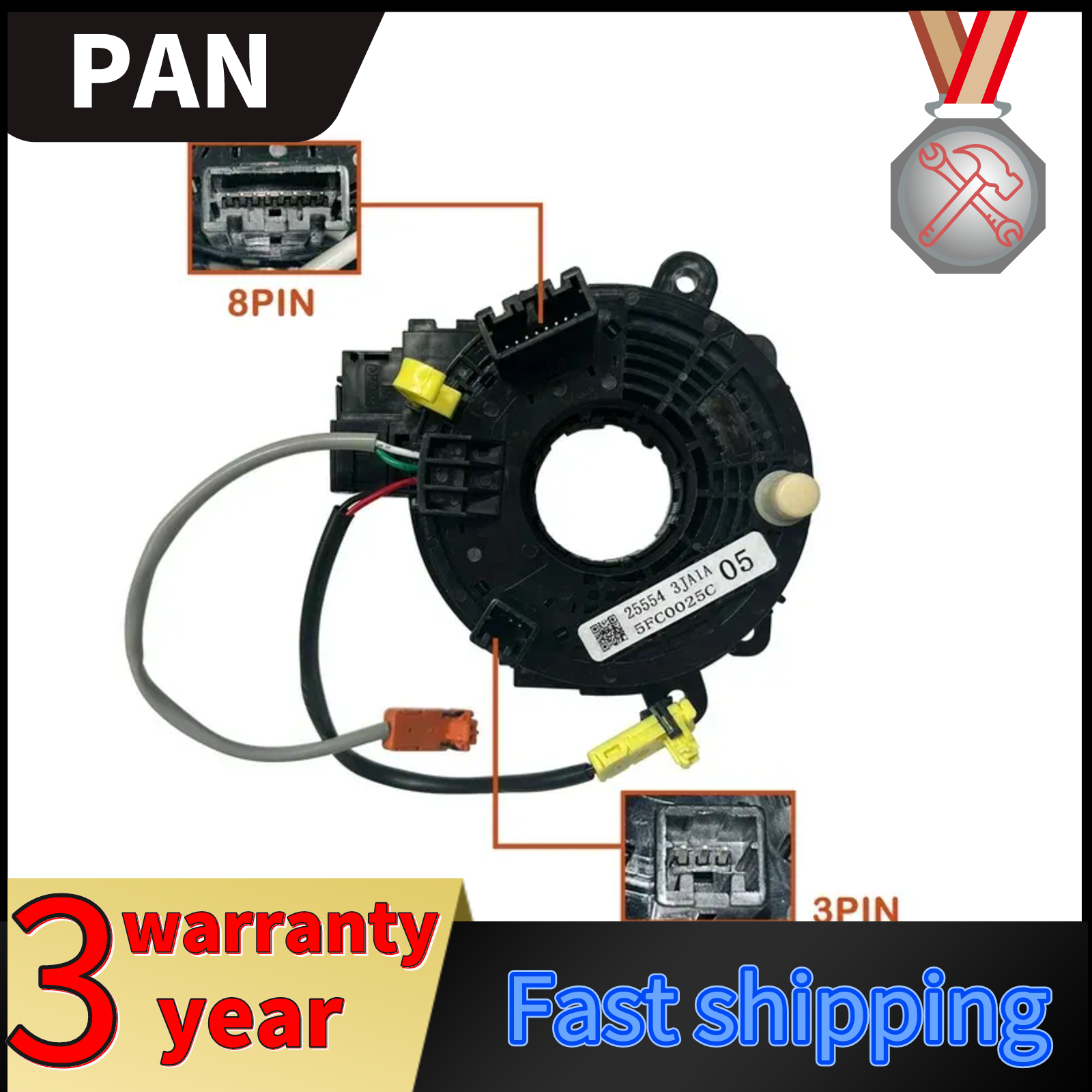 High Quality Clock Spring For 20142018 Infiniti Q50 B55544GA1A eBay