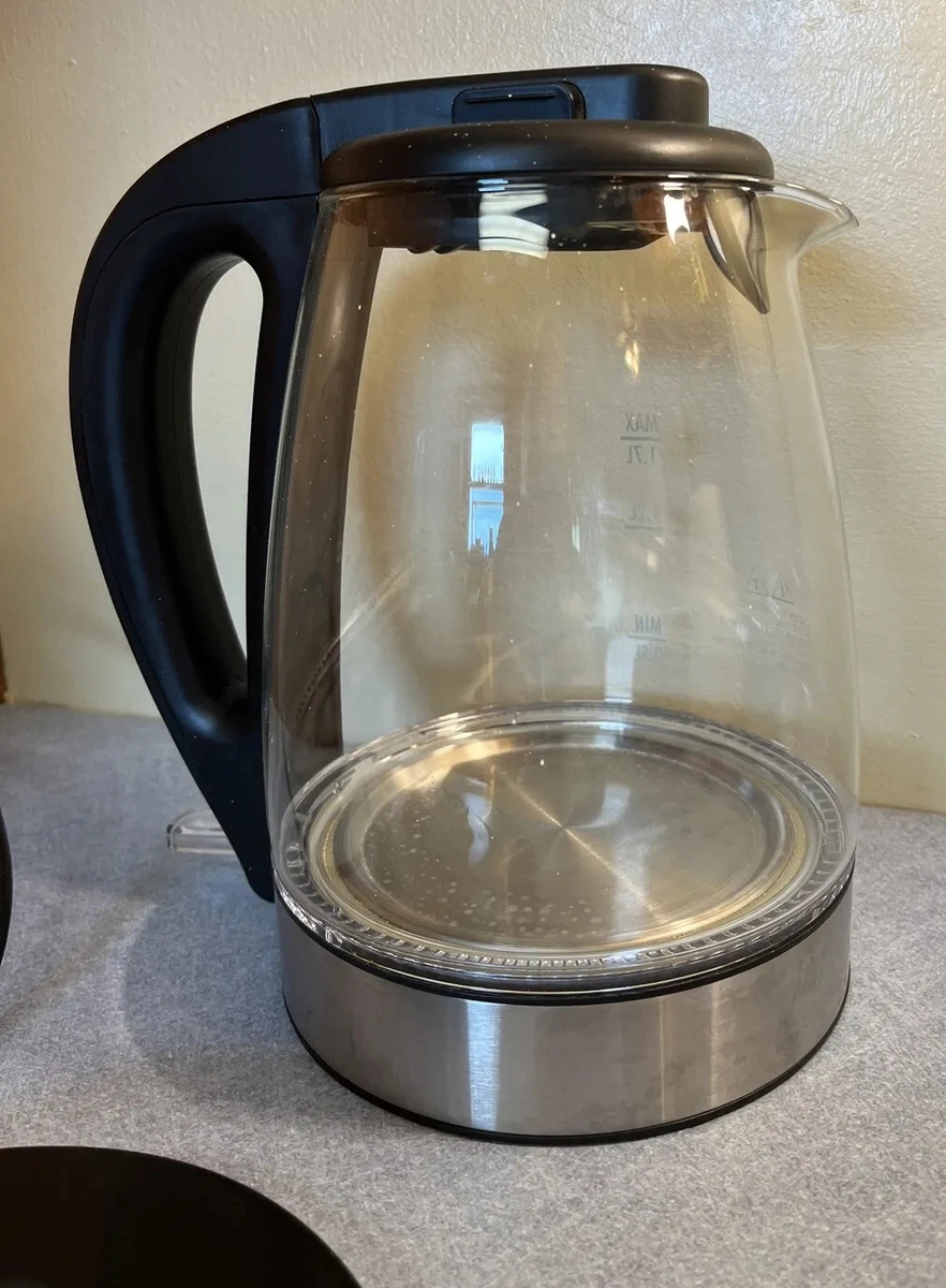 Hamilton Beach 7-Cup Black Glass Kettle Electric